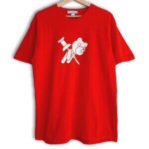 2K by GINGHAM Teddy Bear Push Pin Retro 2004 Crewneck T-Shirt Top Men's Sz L